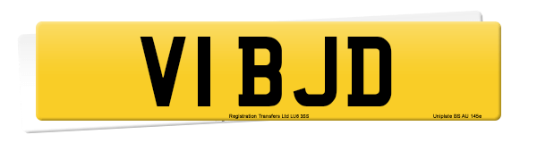 Registration number V1 BJD